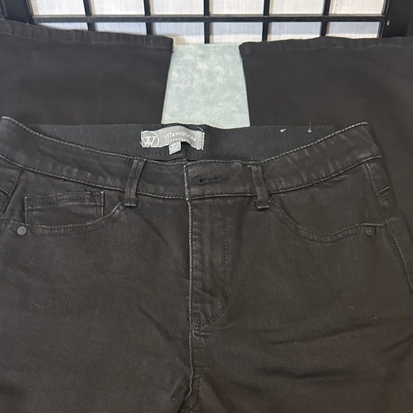 Wit & Wisdom Black Bootcut Jeans 6P EUC - Picture 4 of 8